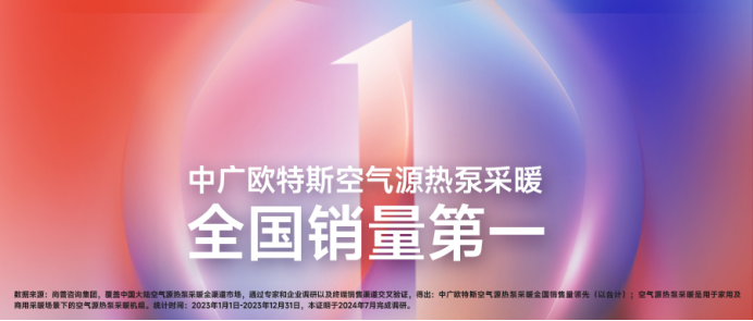 山西某酒店采用中廣歐特斯空氣源熱泵供暖，為顧客帶去如春般冬日溫暖